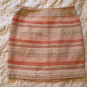 Katherine Barclay Women’s pink and striped pencil skirt, size 8 SKU 52